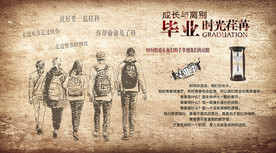 怀旧青春背景墙