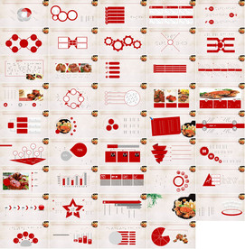 通用粉色护士ppt大气模板