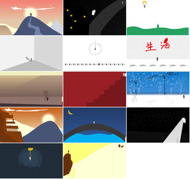 通用缤纷卡通PPT大气模板