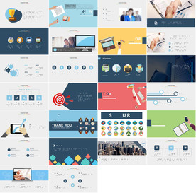 通用梦想科幻炫酷PPT大气模板