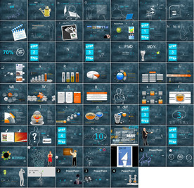 通用暑假招生黑板报PPT
