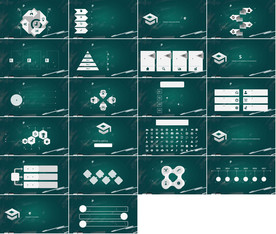 通用暑假招生黑板报PPT