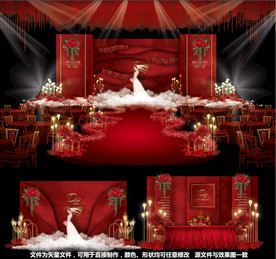 红色婚礼主题婚礼