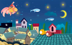 梦幻唯美背景墙