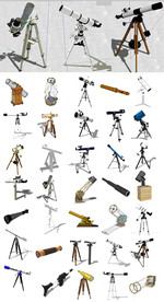 天文望远镜模型