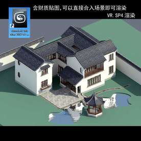 中式多层 中式庭院