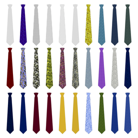 西服个性领带设计30款