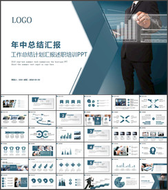 年中总结汇报PPT