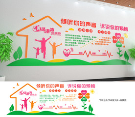 心理咨询文化墙