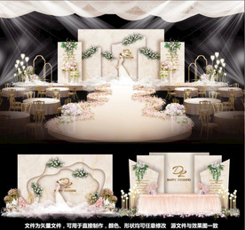 大理石婚礼香槟婚礼