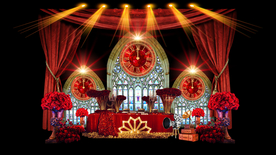 巴洛克婚礼 红色复古婚礼