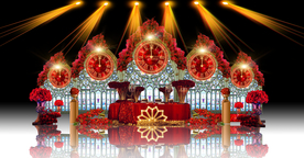 红色婚礼 巴洛克婚礼