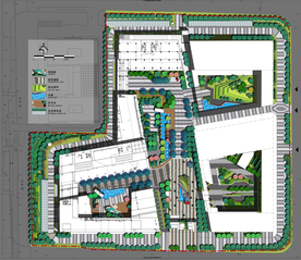 商业广场景观设计平面图