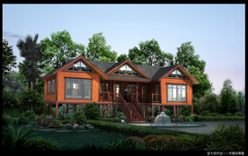 木屋效果图含模型