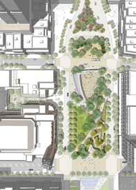 街头公园景观设计平面图