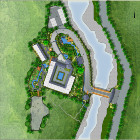 休闲农庄景观规划设计平面图