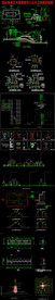 园林景观细部雕塑平立面CAD