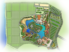 休闲庄园规划平面图