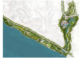 滨江公园景观设计平面图