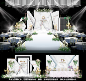 婚礼设计大理石婚礼