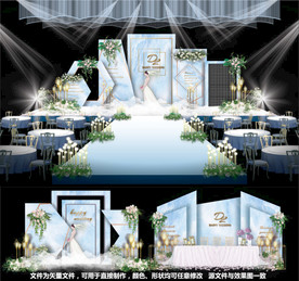 婚礼设计蓝色婚礼