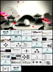 中国风水墨江南水乡江南旅游