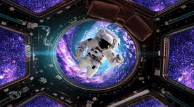 3D立体宇宙星空背景墙