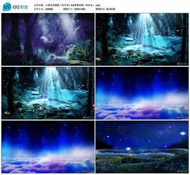 鸟鸟鸟小荷风采舞蹈舞台背景视频