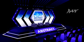 大数据室内科技舞台论坛设计