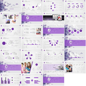 清新淡雅北欧风婚庆ppt