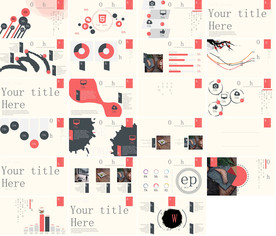 通用美式商务杂志风ppt下载