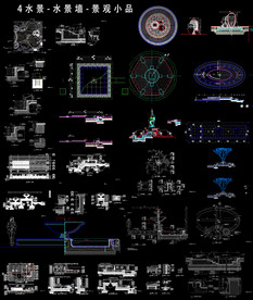 小区园林景观图纸