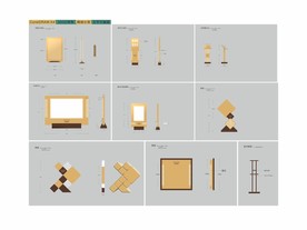 房地产售楼部案场资料展架导视