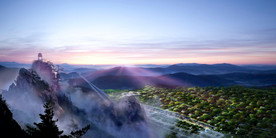 实景合成风格房地产海报