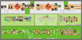 和谐社区展示文化墙设计