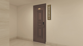 酒店写字楼走廊电梯间楼道效果图