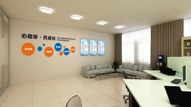办公室环境装饰效果图