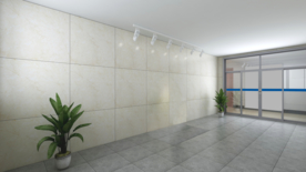 单位企业入口形象墙效果图