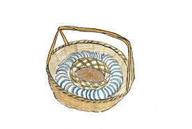 原创 佛禅七系列 禅堂用具杯篮