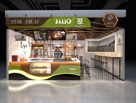 奶茶店铺3d模型