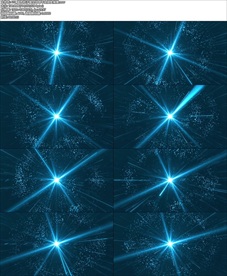 617粒子星空地球年会颁奖背景