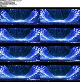 651 唯美梦幻的翅膀LED