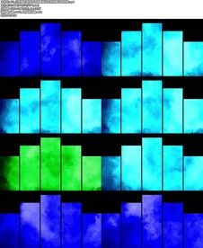 662分屏霓虹颜色彩色烟雾视频