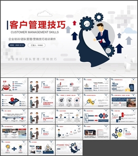 客户管理技巧企业团队培训PPT