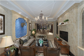 欧式客厅模型附带高清效果图