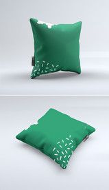 高档北欧印花图案手绘抱枕