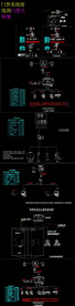 门禁系统接线CAD图纸