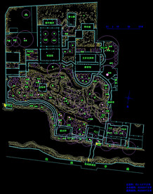 园林建筑规划平面图