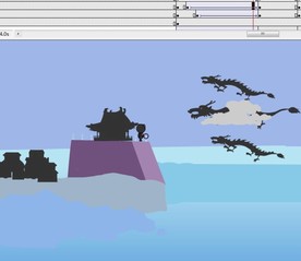 哪吒闹海71秒简单动画