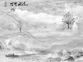 流水生财大理石通道不分色不分层